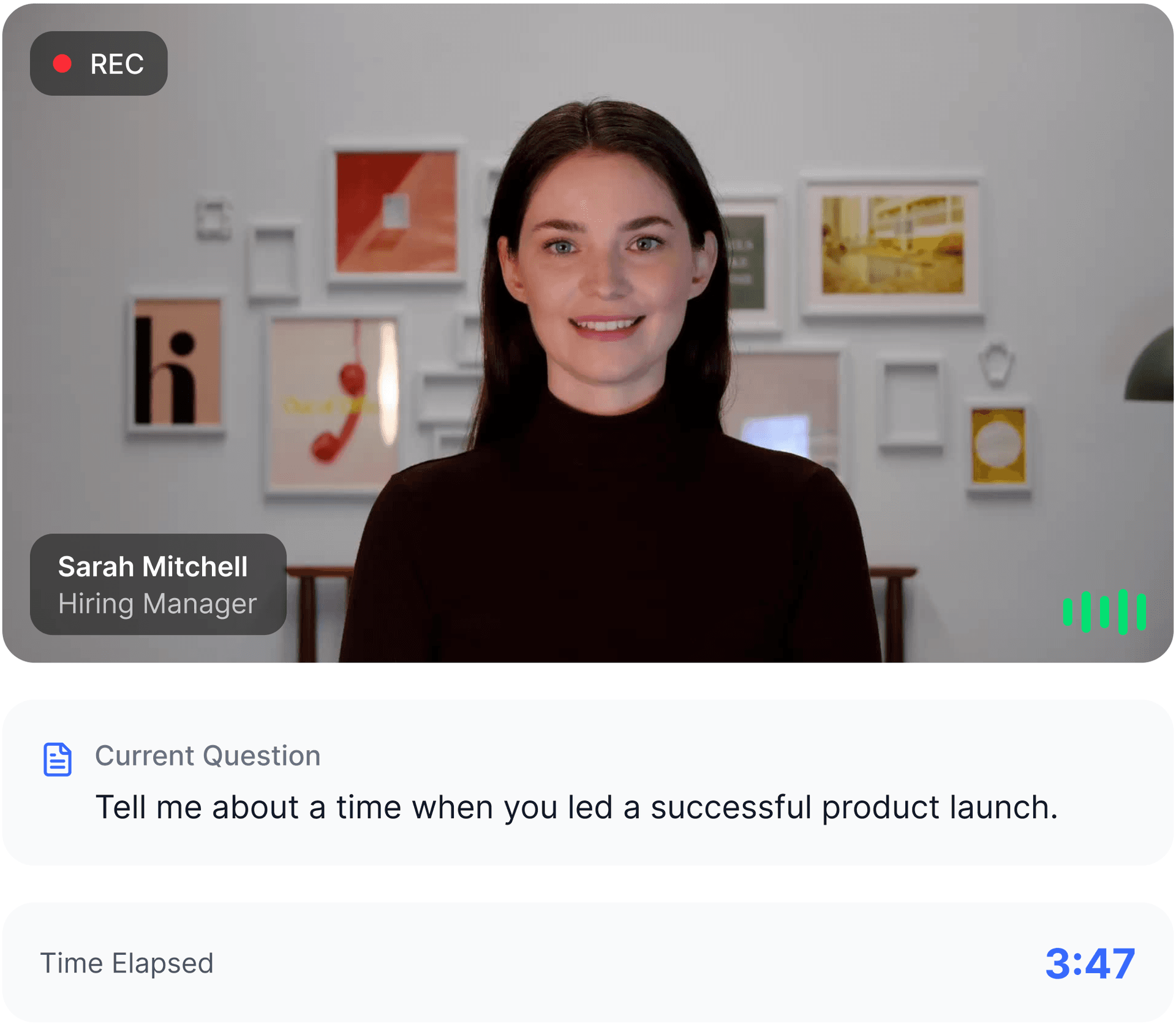 Hyper-Realistic AI Interviewers