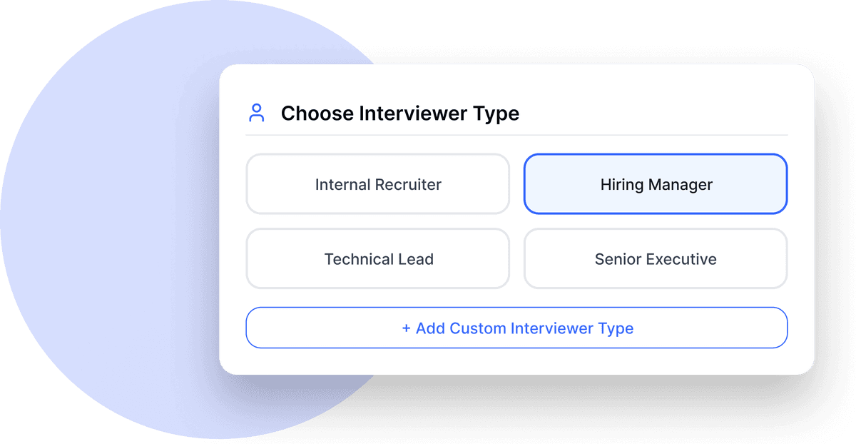 Select Your AI Interviewer