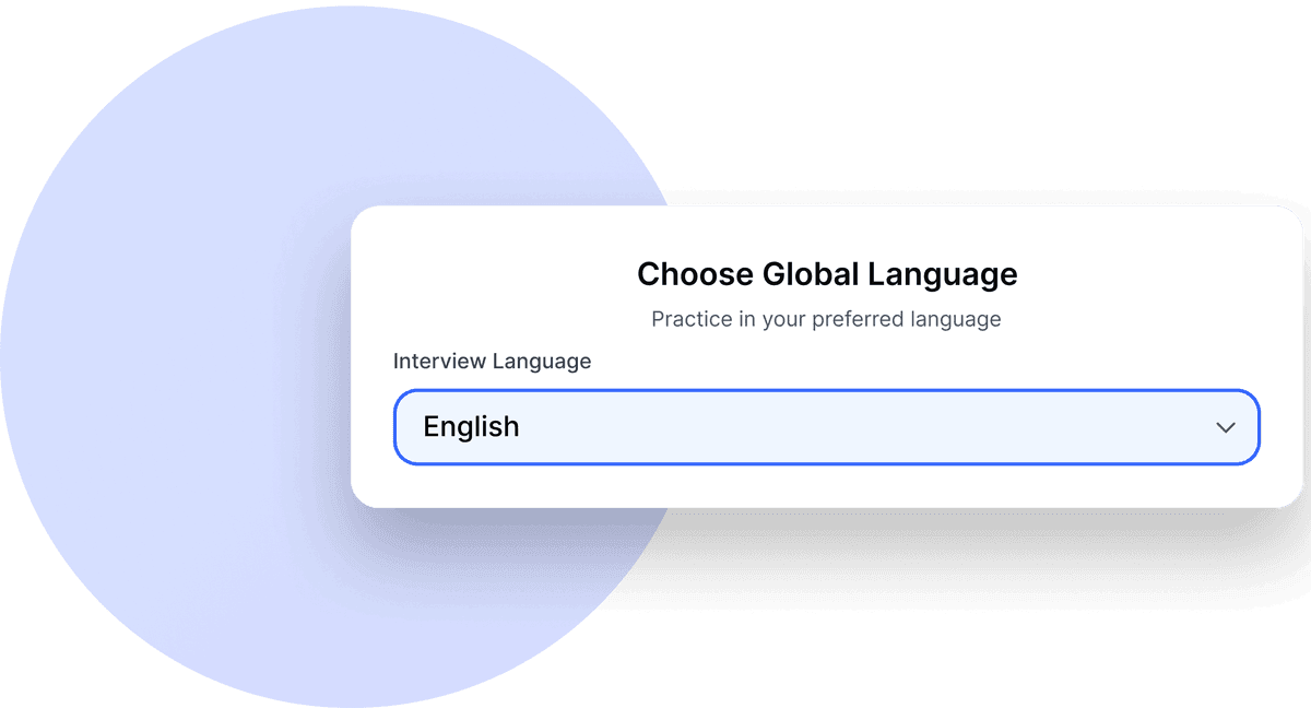 Select Interview Language